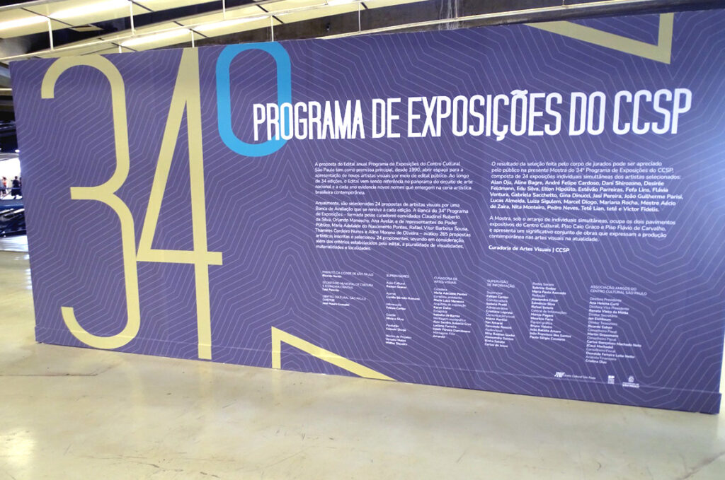CCSP lança o 34º Programa de Exposições