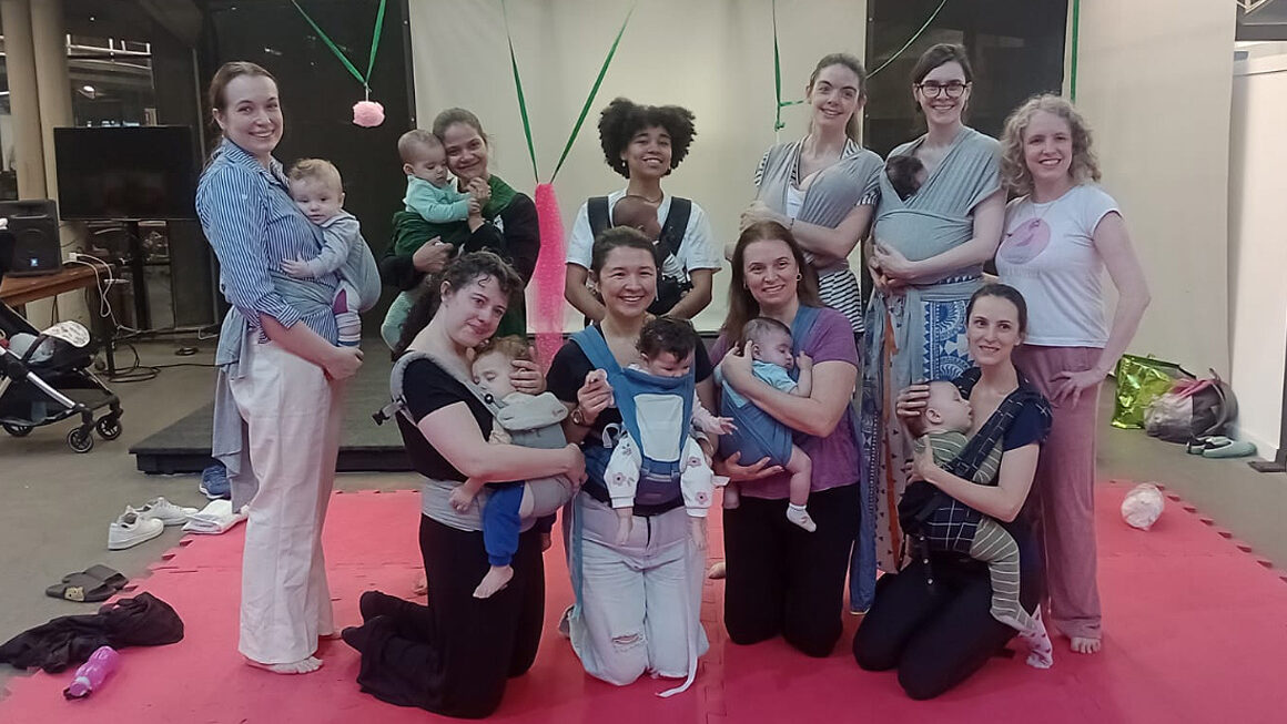 Mães usam a Dança para o desenvolvimento de seus bebês